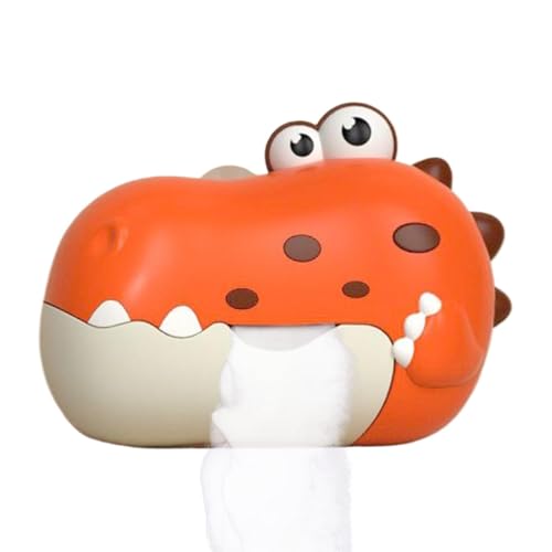 Uhngw Bubble Bad Spielzeug, Badewanne Bubble Machine,Elektrische Musik Dinosaurierform Bubble Machine mit Saugnapfbecher - Automatisches Babybadezusgangsspielzeug für Kinder im Alter von 3 Kindern von Uhngw