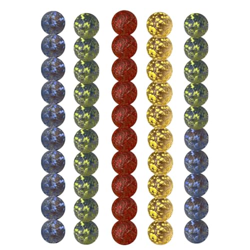 Uhngw Bunte Glasmurmeln, runde Marmorperlen - Runde Bunte Marmordekoration - Mehrfarbiger dekorativer Planetenmarmorstein für Aquarien, Vasen, Tische, Kunsthandwerk Uhngw Bunte Glasmurmeln, runde Marmorperlen - Runde Bunte Marmordekoration - Mehrfarbiger dekorativer Planetenmarmorstein für Aquarien, Vasen, Tische, Kunsthandwerk von Uhngw