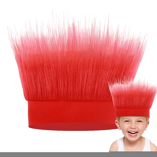 Uhngw Crazy Hair Perücke, Haariges Kostüm Stirnband | Haar-Kostüm-Accessoires | Haarstirnband, jubelnde Requisiten, bequeme Kopfbedeckung für Veranstaltungen und Halloween-Cosplay von Uhngw