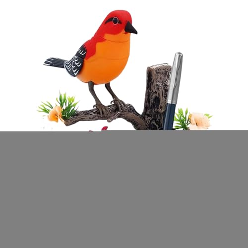 Uhngw Elektronischer Simulationsvogel - Schreibtisch Vogel Mit Gesang Stiftehalter - Beweglicher Realistischer Vogel Für Ostern Weihnachten Schreibtisch Wohnzimmer Uhngw Elektronischer Simulationsvogel - Schreibtisch Vogel Mit Gesang Stiftehalter - Beweglicher Realistischer Vogel Für Ostern Weihnachten Schreibtisch Wohnzimmer von Uhngw