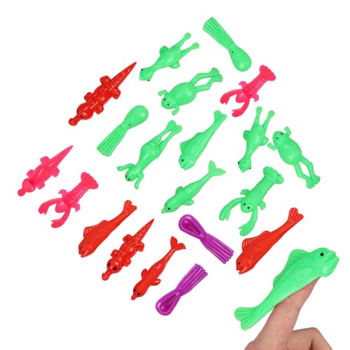 Uhngw Fingerschleuder, Dehnbare Klebeschleuder Meereslebewesen, Slingshot Marine Life Finger Slingshot Tierspielzeug Ornament für Flugspiele und Partygeschenke Uhngw Fingerschleuder, Dehnbare Klebeschleuder Meereslebewesen, Slingshot Marine Life Finger Slingshot Tierspielzeug Ornament für Flugspiele und Partygeschenke von Uhngw