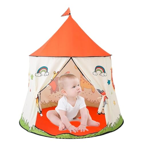 Uhngw Innenzelt für Kinder, Zelte für Kinder | Campingschloss für Kleinkind,Kinderzeltspielhaus Indoor & Outdoor für und Mädchen Kleinkind für das Spielen von Spielspielen von Uhngw