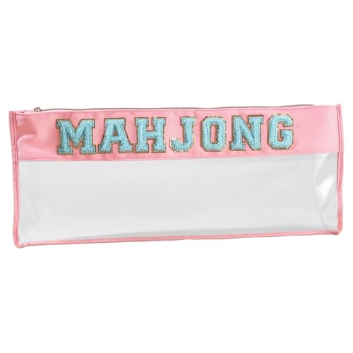Uhngw Mahjong Tasche,wasserdichte Durchsichtige Tragetasche | Tragbarer Beutel Für Erwachsene Jugendliche Zuhause Studio Freizeit Spieleabend Picknick Camping Uhngw Mahjong Tasche,wasserdichte Durchsichtige Tragetasche | Tragbarer Beutel Für Erwachsene Jugendliche Zuhause Studio Freizeit Spieleabend Picknick Camping von Uhngw