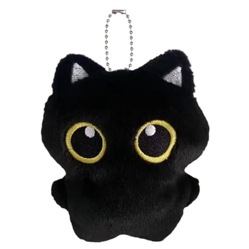 Uhngw Plüschtier Katze,Plüschkatze Schwarze Puppe - Kleine Weiche Schlüsselanhänger Tassendekoration Für Mädchen Rucksack Handtasche Deko Uhngw Plüschtier Katze,Plüschkatze Schwarze Puppe - Kleine Weiche Schlüsselanhänger Tassendekoration Für Mädchen Rucksack Handtasche Deko von Uhngw