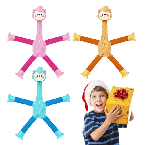 Uhngw Sensorische Röhrchen, Pop -Röhrchen Sensorisches Spielzeug - Teleskop -Saugnapfbecher Alpaka,Buntes teleskopischer Saugnapfbecher Alpaka -Zappelspielzeug für Boy Girl für feine motorische Uhngw Sensorische Röhrchen, Pop -Röhrchen Sensorisches Spielzeug - Teleskop -Saugnapfbecher Alpaka,Buntes teleskopischer Saugnapfbecher Alpaka -Zappelspielzeug für Boy Girl für feine motorische von Uhngw