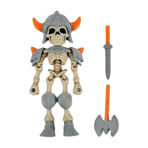 Uhngw Skelett-Actionfigur, 3D-gedrucktes bewegliches Skelett-Spielzeug, für Schule, Mädchen, Sammlung, Reisen, Geburtstag, , Zuhause, Spielzeit, Desktop Uhngw Skelett-Actionfigur, 3D-gedrucktes bewegliches Skelett-Spielzeug, für Schule, Mädchen, Sammlung, Reisen, Geburtstag, , Zuhause, Spielzeit, Desktop von Uhngw