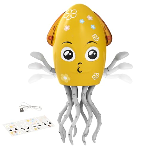 Uhngw Tanzendes Spielzeug - Elektrisch Krabbelnder Oktopus - Wackelnder Roboter Interaktives Lernspiel Mit Licht Und Musik Für Kinder Bis 6 Jahre Geburtstag Kindergarten Zuhause Mädchen Uhngw Tanzendes Spielzeug - Elektrisch Krabbelnder Oktopus - Wackelnder Roboter Interaktives Lernspiel Mit Licht Und Musik Für Kinder Bis 6 Jahre Geburtstag Kindergarten Zuhause Mädchen von Uhngw
