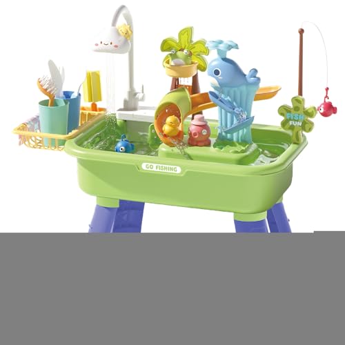 Uhngw Wasseraktivitätstisch | Sensorische Tische Outdoor Spielzeug | Interaktives Lernspielzeug Mit Pumpe Für Draußen Fördern Hand-Auge-Koordination Uhngw Wasseraktivitätstisch | Sensorische Tische Outdoor Spielzeug | Interaktives Lernspielzeug Mit Pumpe Für Draußen Fördern Hand-Auge-Koordination von Uhngw