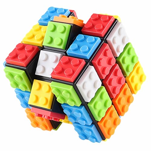 Zauberwürfel 3x3 Speed Magic Cube 3D Cube Puzzle Anti Stress Toller Würfel Brick Cube Für Kinder Erwachsene Magischer Würfel Spielzeug Geschenke（Schwarz） von UiDor
