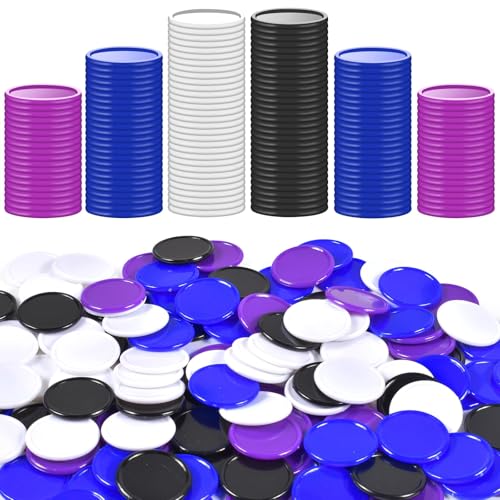 UieaMsio Mini Kunststoff Pokerchips 400 Stücke, Poker Chips Spielsteine, Token Mathematik Zählen 25mm Kleine Lernzähler Bingo Blanko Chips für Kinder Belohnung, 4 Farbe UieaMsio Mini Kunststoff Pokerchips 400 Stücke, Poker Chips Spielsteine, Token Mathematik Zählen 25mm Kleine Lernzähler Bingo Blanko Chips für Kinder Belohnung, 4 Farbe von UieaMsio