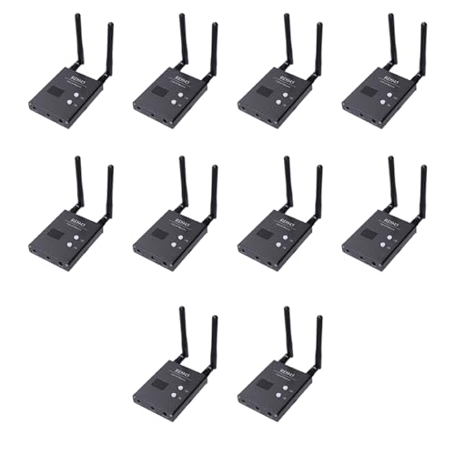 Uikdjgu 10X FPV 5,8 GHz 48CH RD945 Diversity-EmpfäNger mit A/V- und Stromkabeln von Uikdjgu