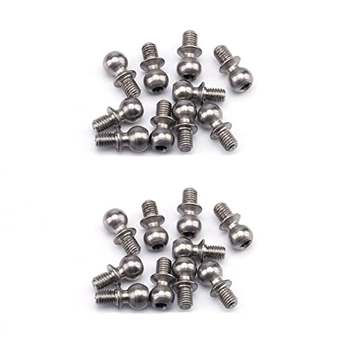 Uikdjgu 2X 144001-1338 Kopf Schraube für 144001 1/14 4WD RC Auto Teile Upgrade ZubehöR Uikdjgu 2X 144001-1338 Kopf Schraube für 144001 1/14 4WD RC Auto Teile Upgrade ZubehöR von Uikdjgu