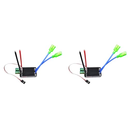 Uikdjgu 2X High Power 12V 24V Wasserdichter Bidirektionaler RC ESC Bürste ESC für RC Auto und Boot 860A Uikdjgu 2X High Power 12V 24V Wasserdichter Bidirektionaler RC ESC Bürste ESC für RC Auto und Boot 860A von Uikdjgu