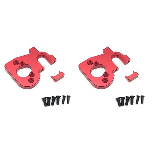 Uikdjgu 2X Zubehör für RC Automotor Halter Passend für 144001 1/14 4WD RC Auto Teile, Rot Uikdjgu 2X Zubehör für RC Automotor Halter Passend für 144001 1/14 4WD RC Auto Teile, Rot von Uikdjgu