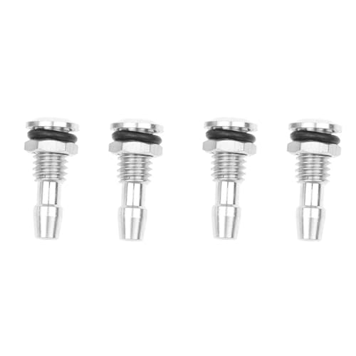 Uikdjgu 4 Stück Aluminium RC Boot Wasserauslässe Gewinde mit O-Ring Schrauben für RC Boot Zur Motorkühlung M6 von Uikdjgu