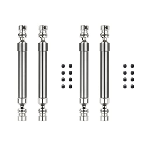Uikdjgu 4PCS Metall CVD Antriebswelle 110-160mm für 1/10 RC Rock Crawler Axial SCX10 90046 Trx4, von Uikdjgu