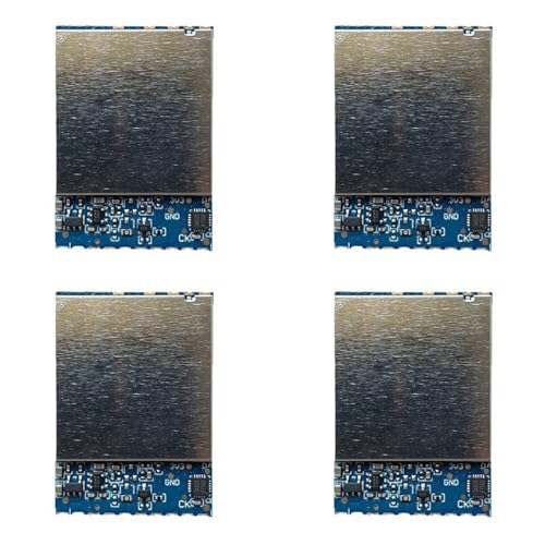 Uikdjgu 4X 3,3G FPV VTX- RX3364 Funkmodul Analoges Kabelloses FPV Audio-Video-Übertragungsempfängermodul von Uikdjgu