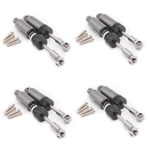Uikdjgu 4X für Upgrade Metall Stoßdämpfer A959-B A949 A959 A969 A979 1/18 RC Auto Teile, von Uikdjgu