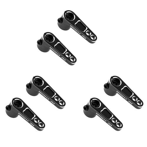 Uikdjgu 6 STÜCK Metall 25T Servo Horn Servo Arm Kompatibel mit Futaba Savox Servo für 1/8 1/10 RC Offroad Drift Auto,2 von Uikdjgu