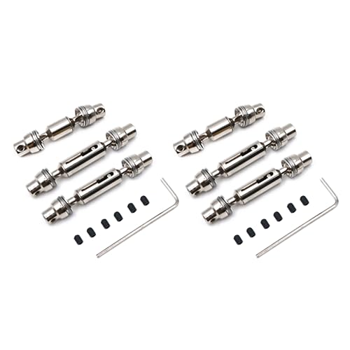 Uikdjgu 6X Vordere Hintere Antriebs Welle Aus Metall für 1/16 B16 B36 6Wd Truck Rc Auto Teile Uikdjgu 6X Vordere Hintere Antriebs Welle Aus Metall für 1/16 B16 B36 6Wd Truck Rc Auto Teile von Uikdjgu