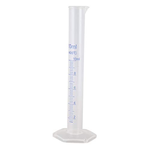 Messzylinder aus Kunststoff, transparent, 10 ml von Uinfhyknd