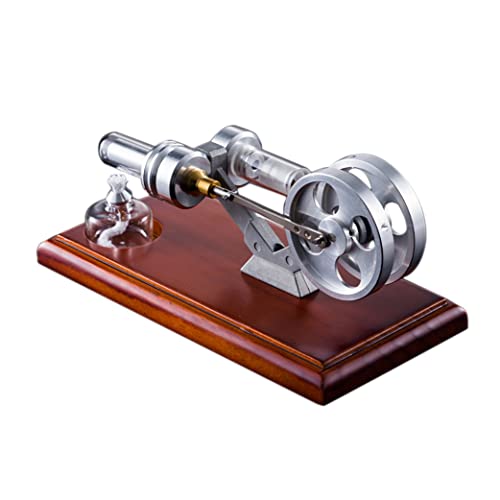 Uinfhyknd Heißer Stirlingmotor, doppeltes Volant, Erziehung, Spielzeug, Elektrik, Generator, Wissenschaft, Expedition, Spielzeug von Uinfhyknd