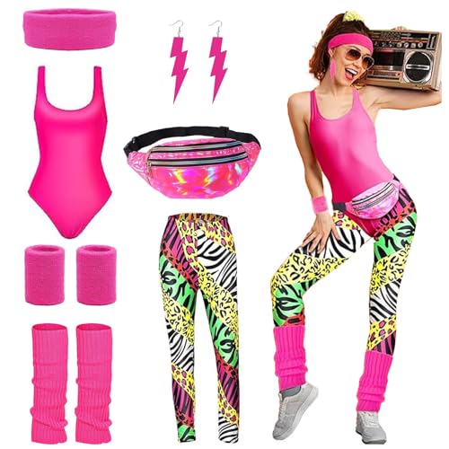 Uirheurd 80er Jahre Outfit Damen,90er Jahre Outfit Damen,80er Jahre Outfit,80er Jahre Accessoires,Bringen Sie Stirnbänder,Armbänder, Ohrringe,Badeanzüge usw,mit,Die für Fotopartys Geeignet Sind Uirheurd 80er Jahre Outfit Damen,90er Jahre Outfit Damen,80er Jahre Outfit,80er Jahre Accessoires,Bringen Sie Stirnbänder,Armbänder, Ohrringe,Badeanzüge usw,mit,Die für Fotopartys Geeignet Sind von Uirheurd
