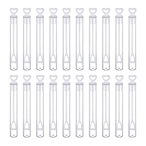 20 Stück Seifenblasenröhren Hochzeit Bubble Machine Bubble Holder Flasche Rohr Party Tasche für Kinder von Uitndvyte