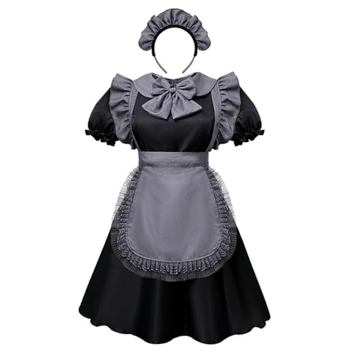 Frauen Mädchen Süßes Kleid Prinzessin Rock Cosplay Kostüm Halloween Cosplay Kostüm Spitze Layered Maid Dress Frauen Mädchen Süßes Kleid Prinzessin Rock Cosplay Kostüm Halloween Cosplay Kostüm Spitze Layered Maid Dress von Uitndvyte