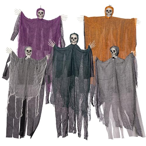Hängender Schädel, schrecklich, Totenkopf, Parodie, Totenkopf, Party, Dekoration, Saison, Halloween, Dekoration im Freien Hängender Schädel, schrecklich, Totenkopf, Parodie, Totenkopf, Party, Dekoration, Saison, Halloween, Dekoration im Freien von Uitndvyte