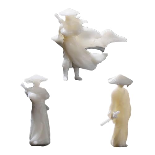 Handgefertigte Harz-Statuette formt die Silikonstimmung, perfekt für Liebhaber alter Kampfkunst und Miniatur-Landschaftsbau von Uitndvyte