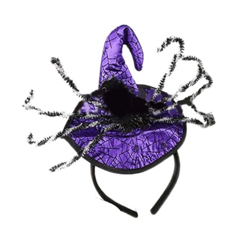 Hexenhut 3D Spider Stirnband Weihnachtshut Halloween Party Foto Zubehör Party Zubehör Cosplay von Uitndvyte