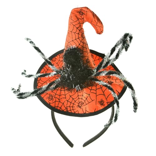 Hexenhut 3D Spider Stirnband Weihnachtshut Halloween Party Foto Zubehör Party Zubehör Cosplay von Uitndvyte