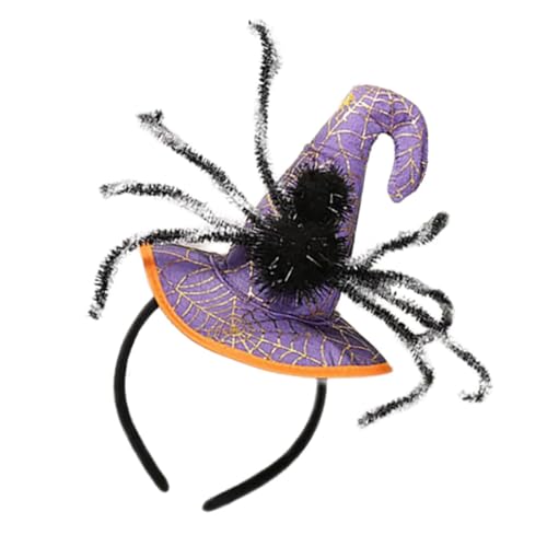 Hexenhut 3D Spider Stirnband Weihnachtshut Halloween Party Foto Zubehör Party Zubehör Cosplay von Uitndvyte