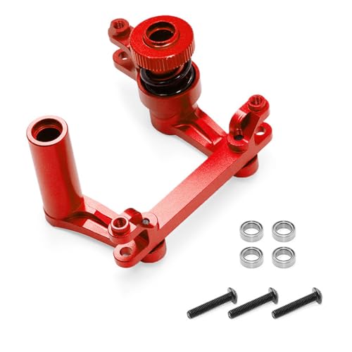 Metall-Lenkset und Servo-Arm-Verbindungsstange, Aluminiumlegierung, Upgrade-Lenkset für Fernbedienungsmodelle im Maßstab 1:10 von Uitndvyte