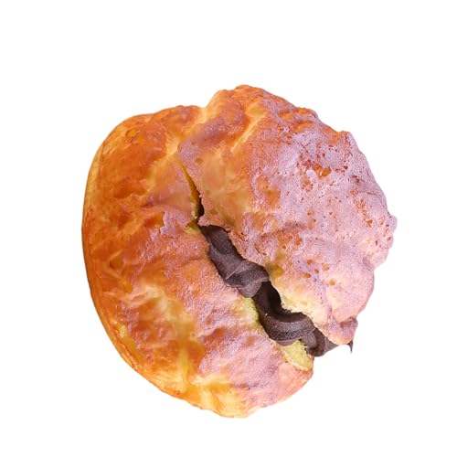 Realistische künstliche Puff Pan Modell Bäckerei Display Simulation Brot Dessert Modell Foto Requisiten für Dekoration von Uitndvyte
