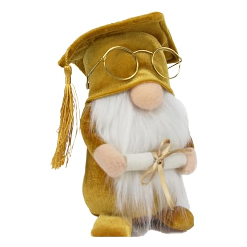 Uitndvyte Abschlussjahreszeit Doktor Hut Spielzeug Zubehör ohne Gesicht Abschlussfeier Geschenk Dekoration von Uitndvyte