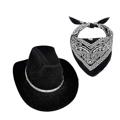 Uitndvyte Bandana und Hut mit Kristall-Panama-Hut für Junggesellinnenabschiede, Cocktailpartys, Urlaubsrequisiten Uitndvyte Bandana und Hut mit Kristall-Panama-Hut für Junggesellinnenabschiede, Cocktailpartys, Urlaubsrequisiten von Uitndvyte