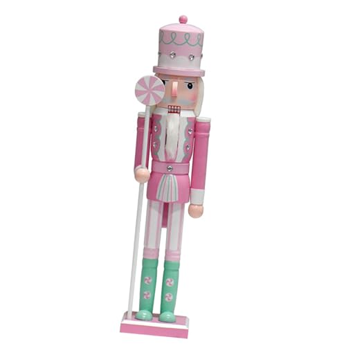 Uitndvyte Bunte Soldaten-Weihnachts-Soldaten-Puppen-Dekorationen, Holz, Weihnachten, Walnuss, Wintertischaufsatz, Macaron-Farbe, Holz von Uitndvyte
