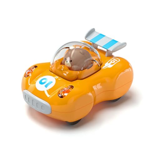 Uitndvyte Cartoonbär Inertial Driving Car Toy Mit Leuchtendem Design Vorschule Lernspielzeug Für Kleinkind Handfähigkeit Geburtstagsgeschenk von Uitndvyte