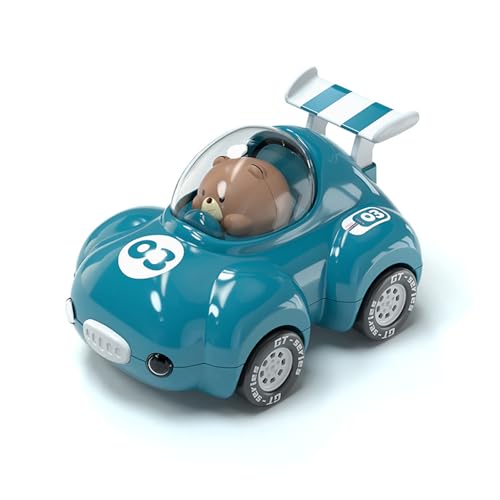 Uitndvyte Cartoonbär Inertial Driving Car Toy Mit Leuchtendem Design Vorschule Lernspielzeug Für Kleinkind Handfähigkeit Geburtstagsgeschenk von Uitndvyte