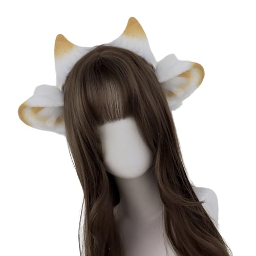 Uitndvyte Handgefertigte Ohren-Haarbänder für Damen und Herren, Cosplay-Haarreif, schöne Stile, Kopfbedeckung für Halloween und Party-Kostüme von Uitndvyte