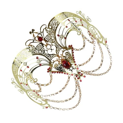 Uitndvyte Maskerade Augen-Metallquasten mit Strasssteinen für Damen, Hochzeit, Halloween, Maskerade, Cosplay, Party Uitndvyte Maskerade Augen-Metallquasten mit Strasssteinen für Damen, Hochzeit, Halloween, Maskerade, Cosplay, Party von Uitndvyte