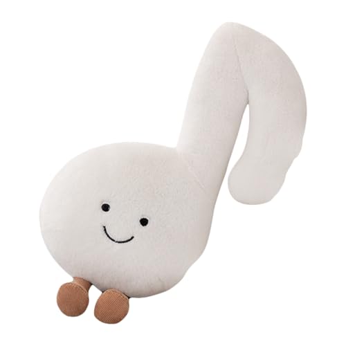 Kuscheltier Musikinstrumente, Kreatives Plüschtier Gitarre Stofftier Geige Plüsch Spielzeug, Plüschtier Musikinstrumente Kissen Plüschpuppe, Geschenke für Kinder Jungen und Mädchen (30cm,Musiknoten) von Uixxducc