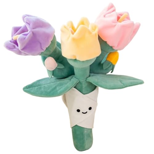 Niedliches Plüsch Bouquet, Cute Flower Bouquet Doll, Plüschtier Sonnenblume Kuscheltier Blumenstrauß Plüsch Blumen, Valentinstag Plüsch Blumen,Süße Geschenke für Ehefrau, Mutter (35cm,Glockenblume) Niedliches Plüsch Bouquet, Cute Flower Bouquet Doll, Plüschtier Sonnenblume Kuscheltier Blumenstrauß Plüsch Blumen, Valentinstag Plüsch Blumen,Süße Geschenke für Ehefrau, Mutter (35cm,Glockenblume) von Uixxducc