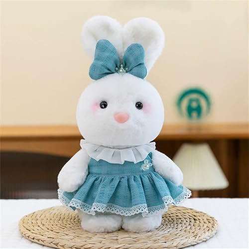 Uixxducc 28cm Elefanten Kaninchen Baby Weiches Plüschtier Kinder Kuschelweiches Plüschtier - Perfekte Kuschelige Spielgefährten Für Kinder Geburtstage (C) von Uixxducc