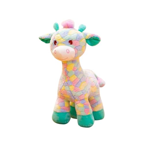 Uixxducc Giraffe Plüschtier, Soft Cuddly Friends, Flauschiges Stofftier Zum Kuscheln Und Spielen, Sikahirsche Kuscheltier Für Mädchen Und Jungen (30cm) von Uixxducc