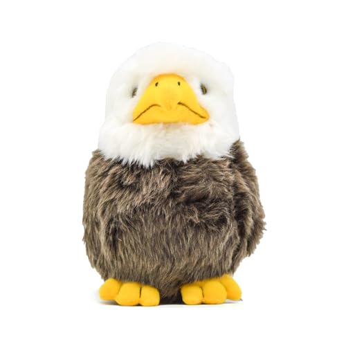 Uixxducc Kuscheltier Adler Plüschtier für Kinder Realistischen Plüsch Adler Spielzeug Wurfkissen Weiche Stofftier Adler Puppen Geburtstagsgeschenk von Uixxducc