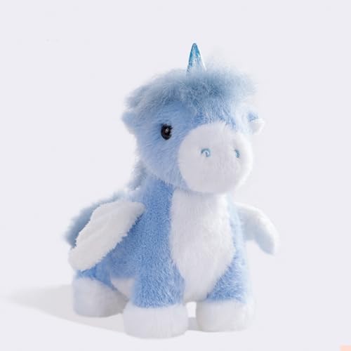 Uixxducc Kuscheltier Einhorn, Süßes Plüschtier Einhorn Stofftier, Einhörner Plüsch Spielzeug zum Spielen und Kuscheln, Geschenk für Mädchen Jungen Kinder & Erwachsene (25cm,Blau) von Uixxducc