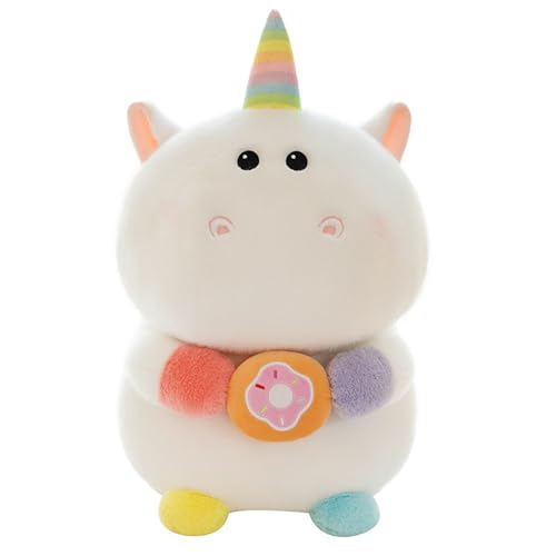 Uixxducc Kuscheltier Einhorn Plüsch Super Weiches Plüschtier Einhorn Plüsch Kissen Plüschtier für Mädchen Große Einhorn Plüschtiere Mädchen (36cm) von Uixxducc